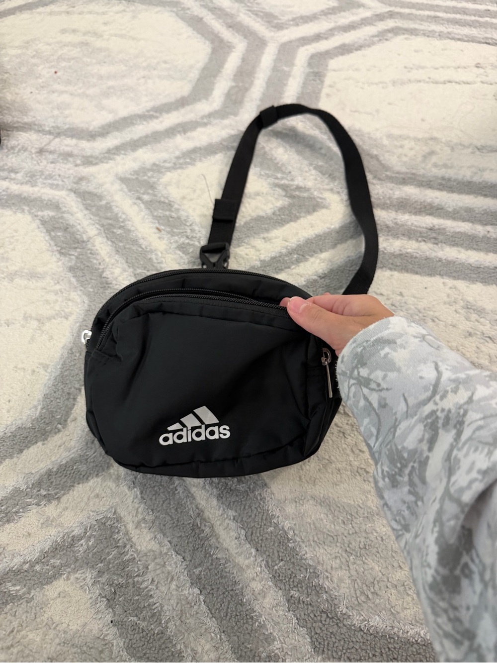 adidas Black Small Crossbody Waist Pack